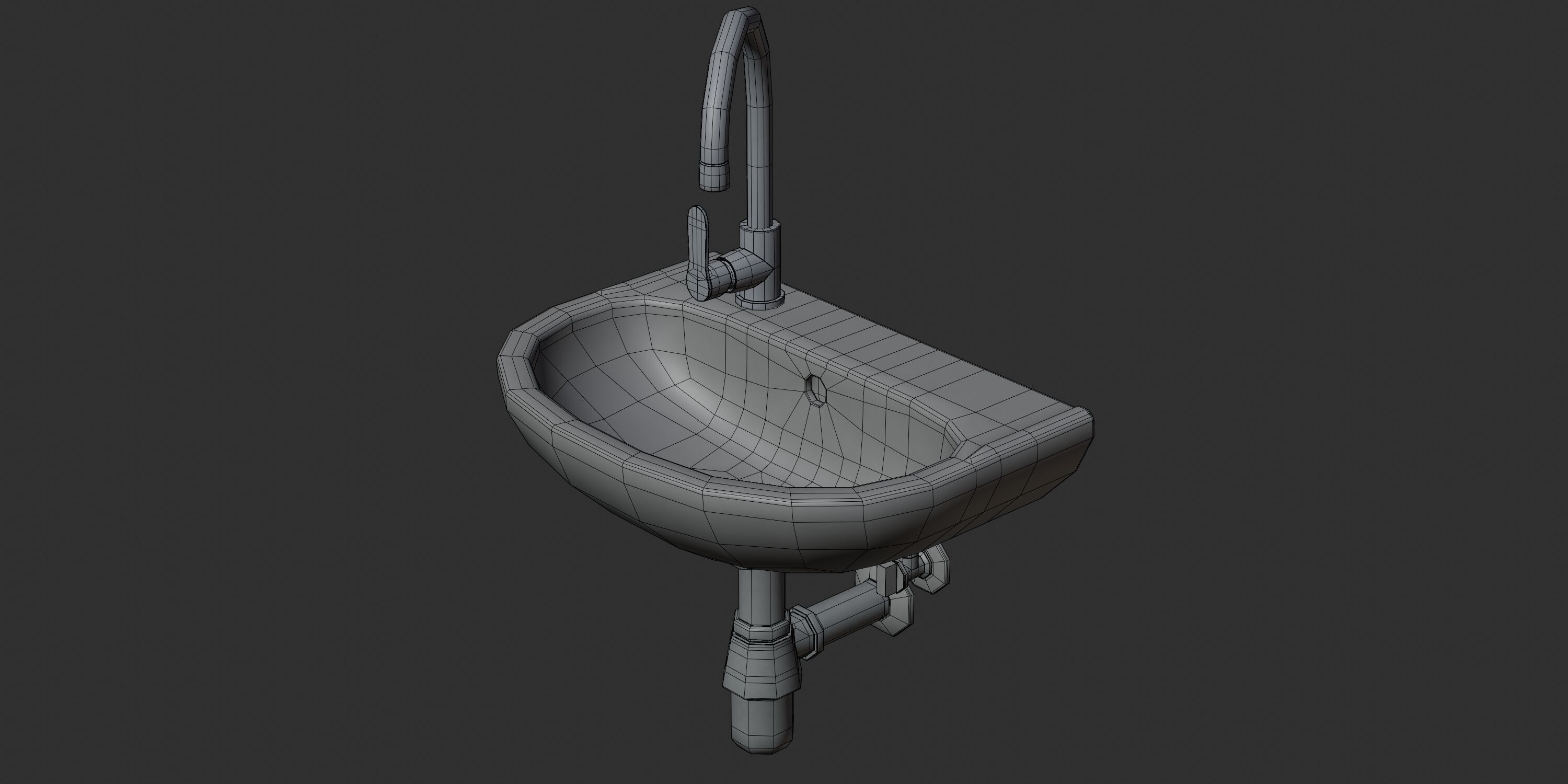 Basin sink 01 3D model_10