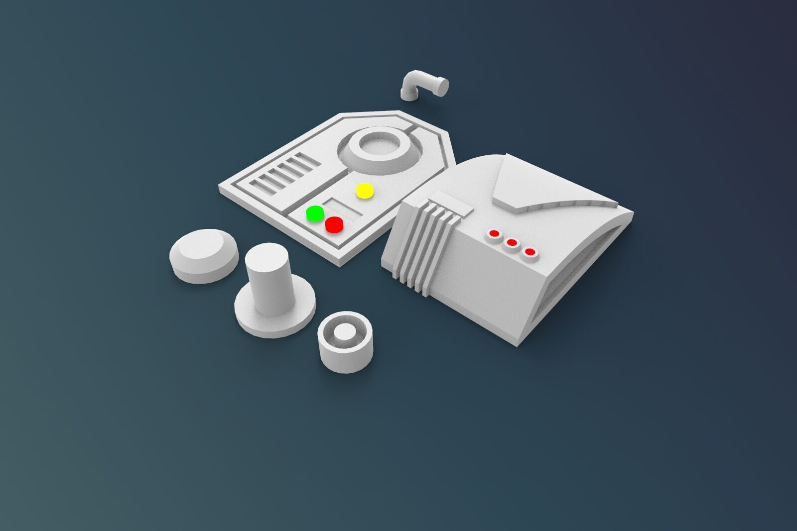 scifi kitbash project part 4 3D print model_3