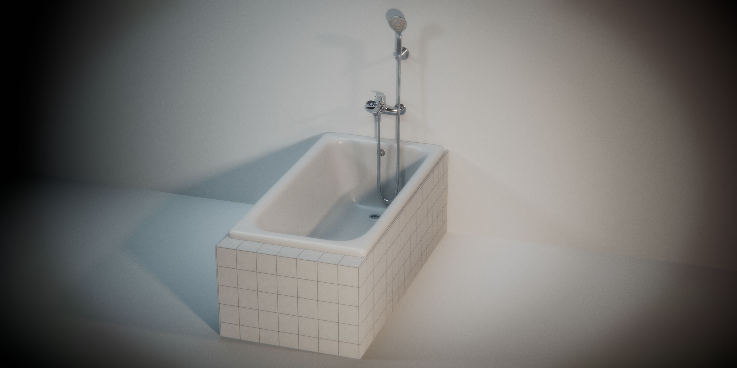 Bathtub 01 3D model_9