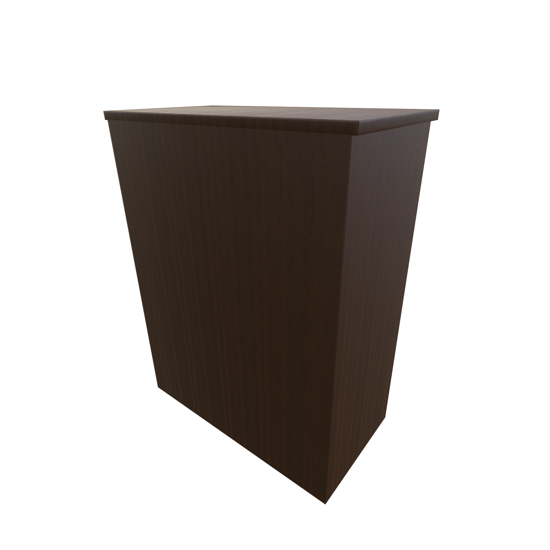 Dresser Low-poly 3D model_4