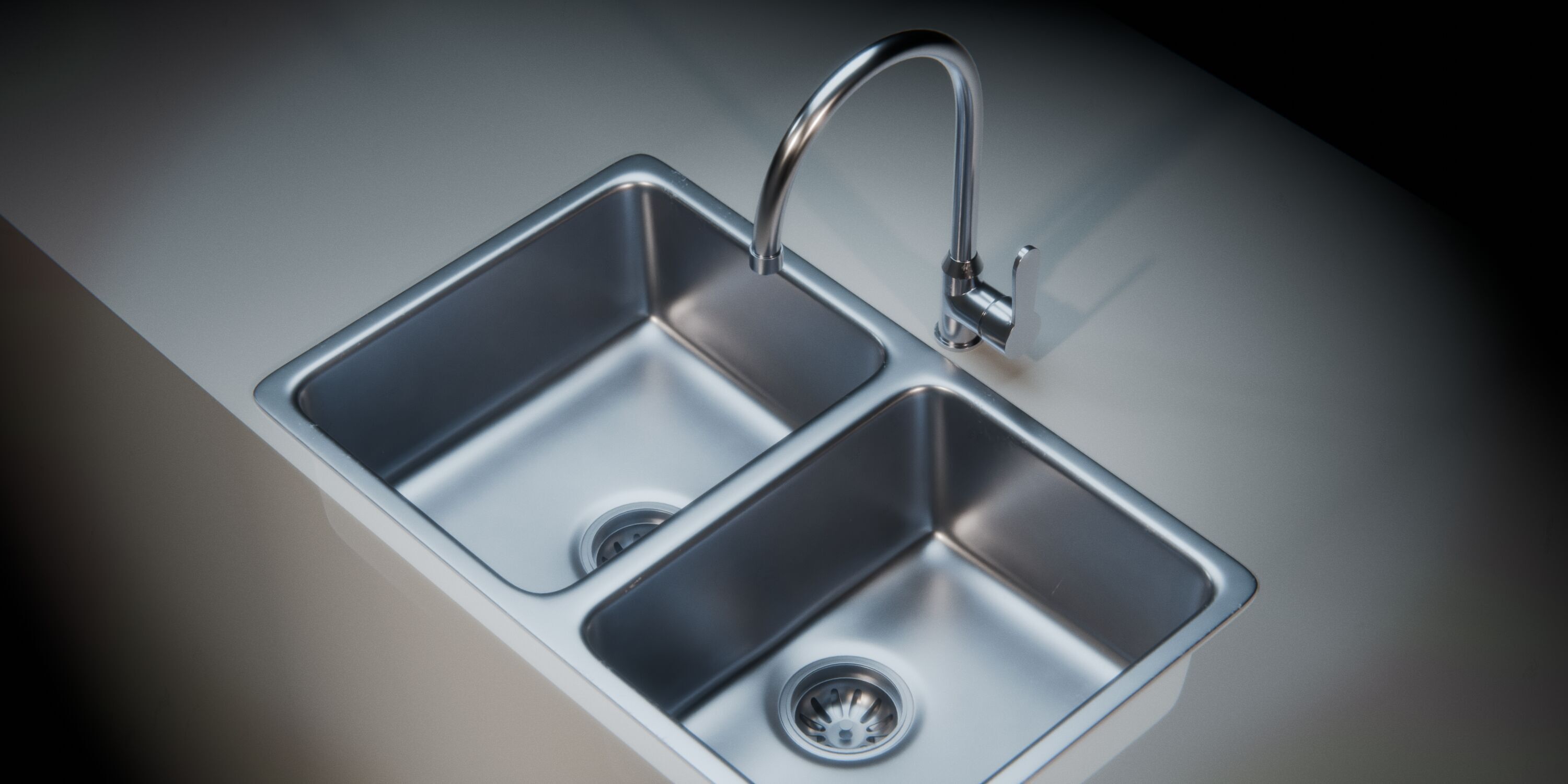 Kitchen sink 01 3D model_3