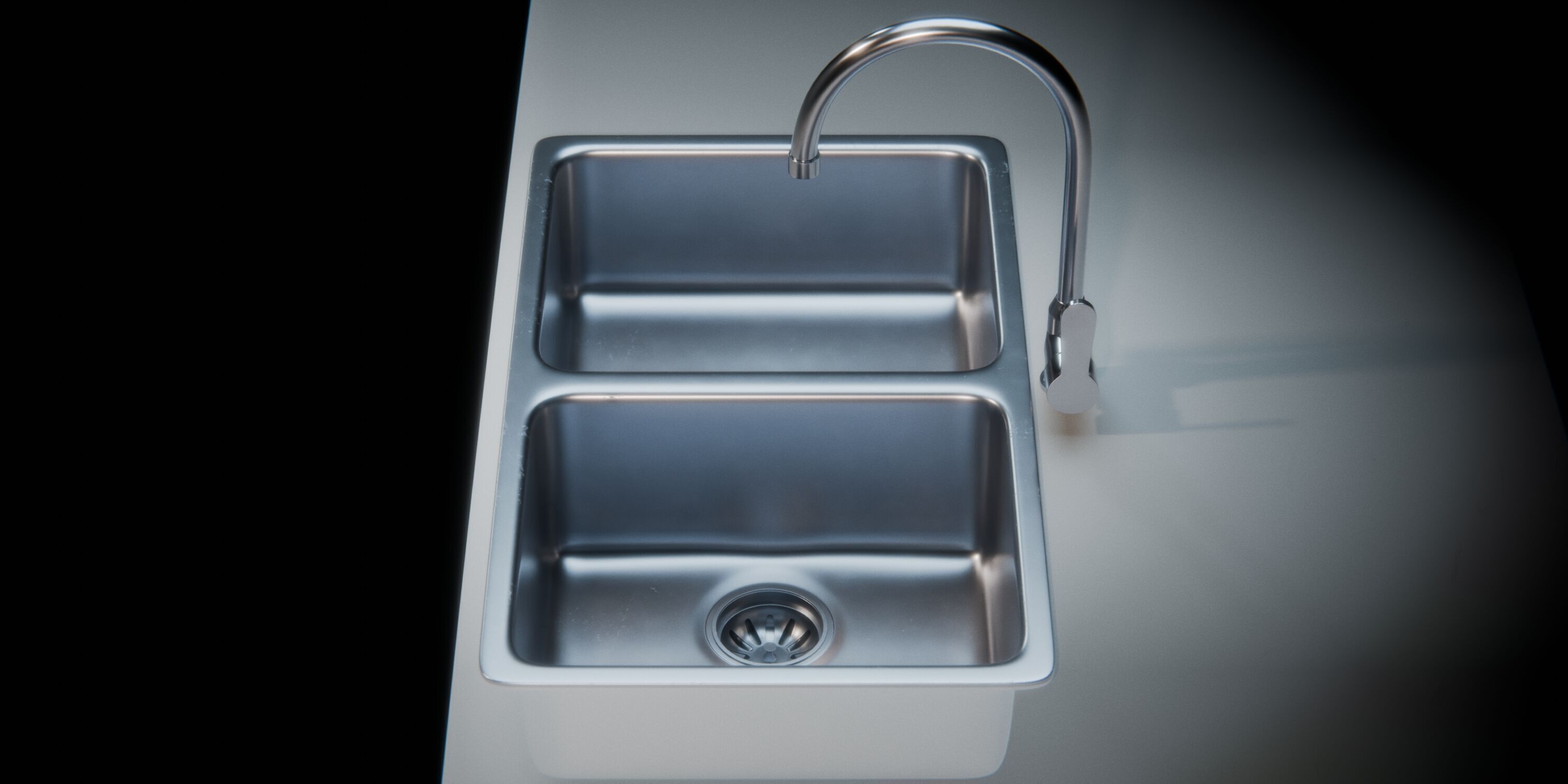 Kitchen sink 01 3D model_7