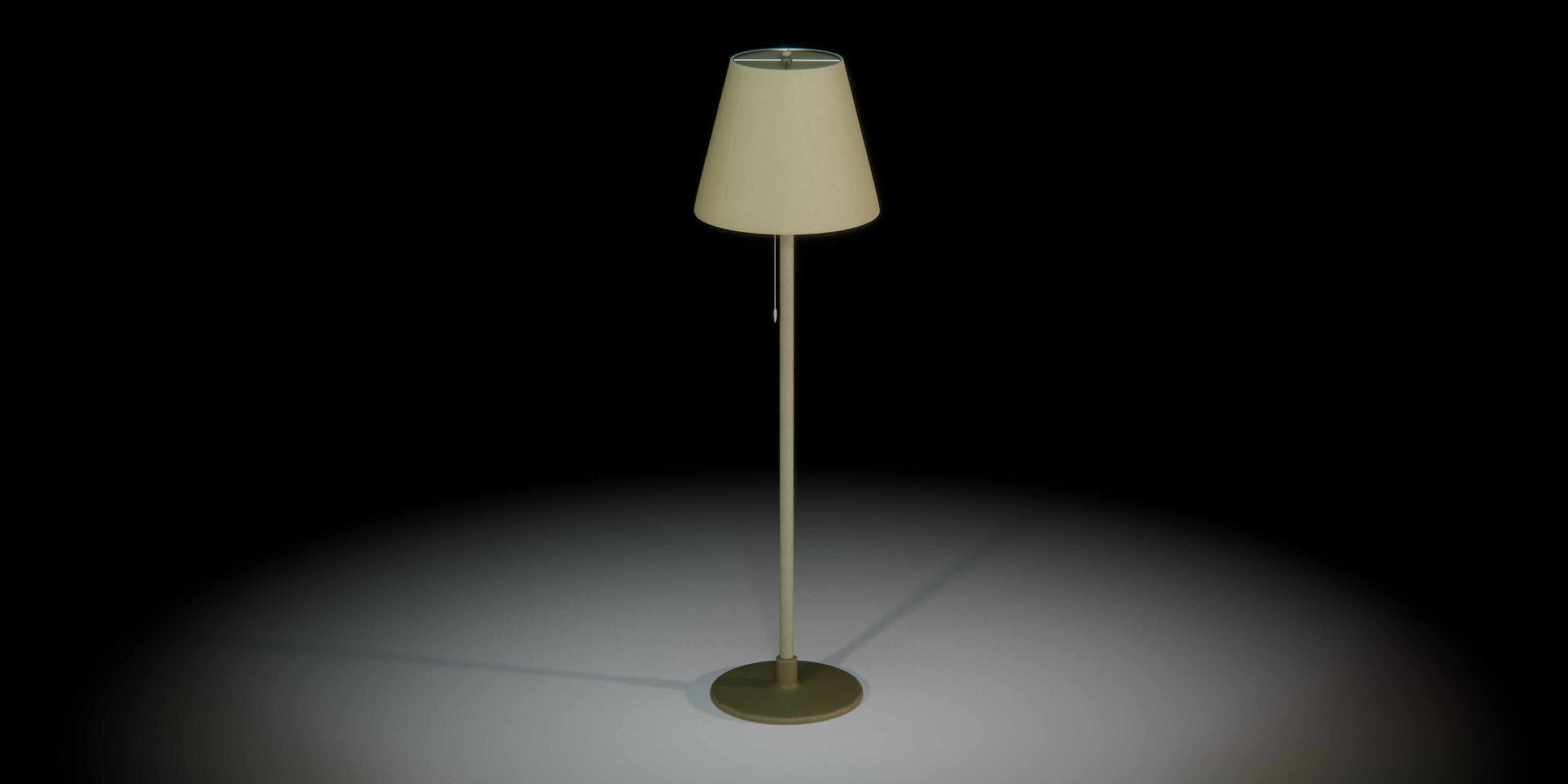 Lamp standing 01 3D model_1