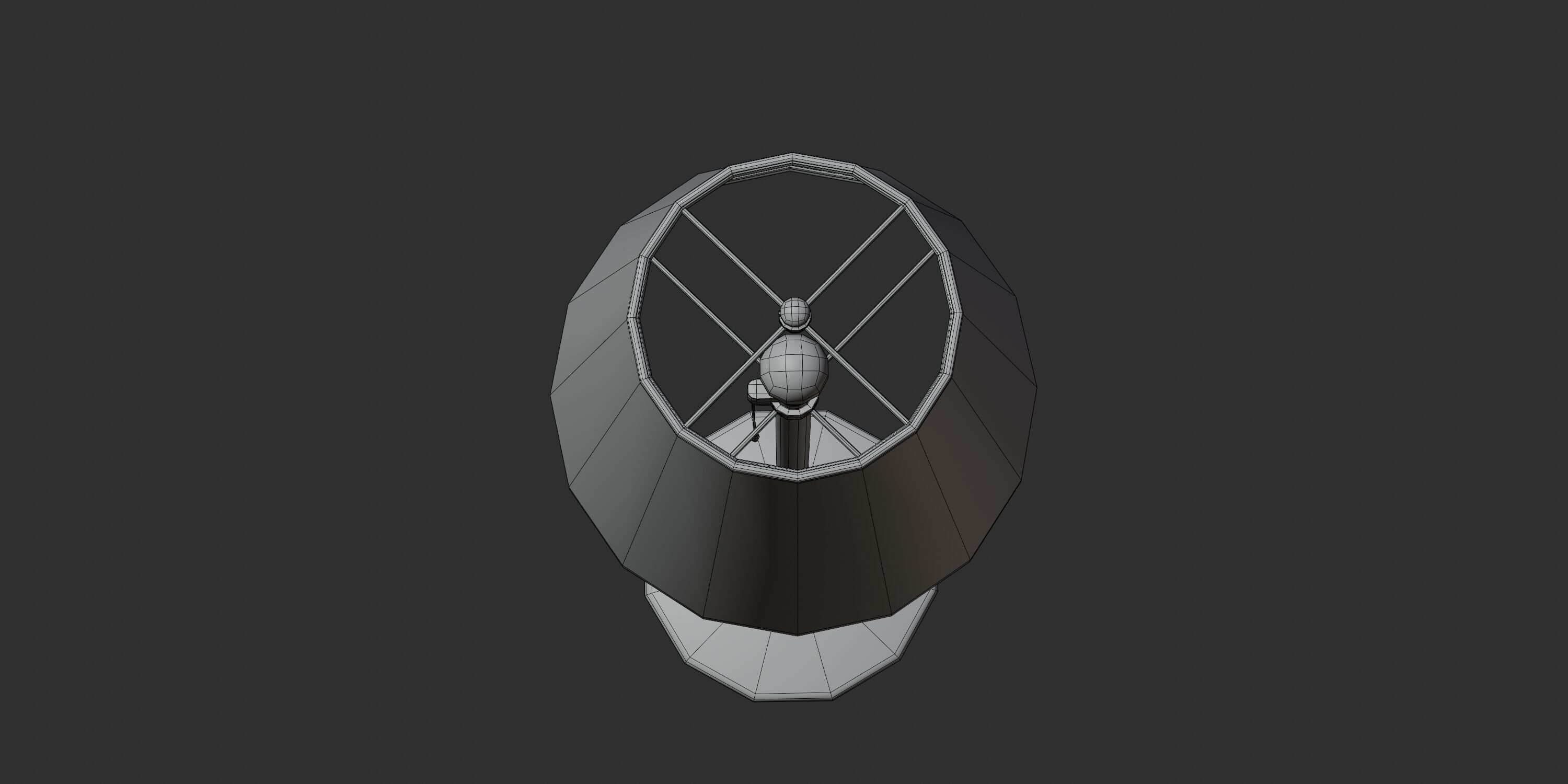 Lamp standing 01 3D model_6