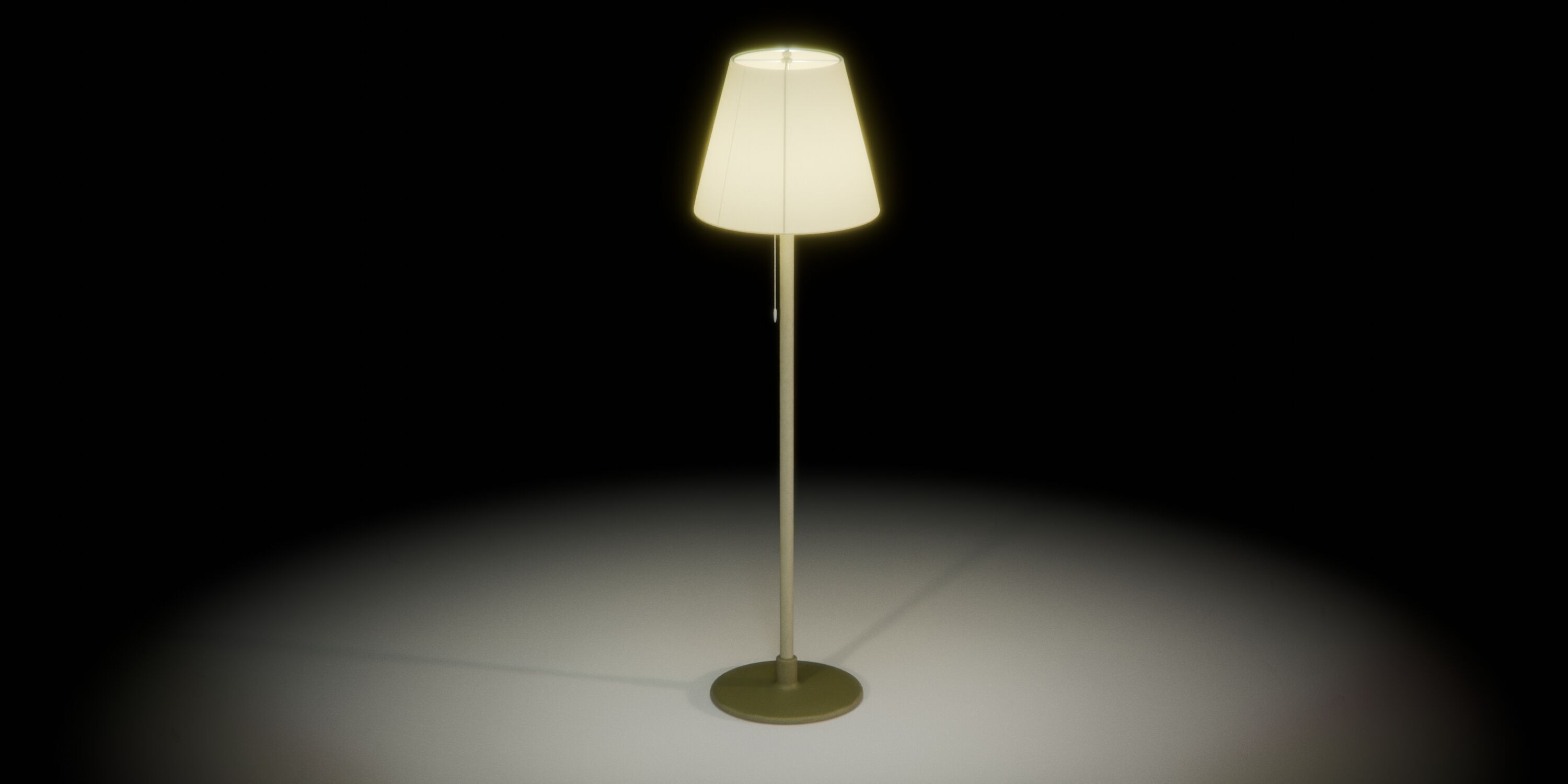Lamp standing 01 3D model_2