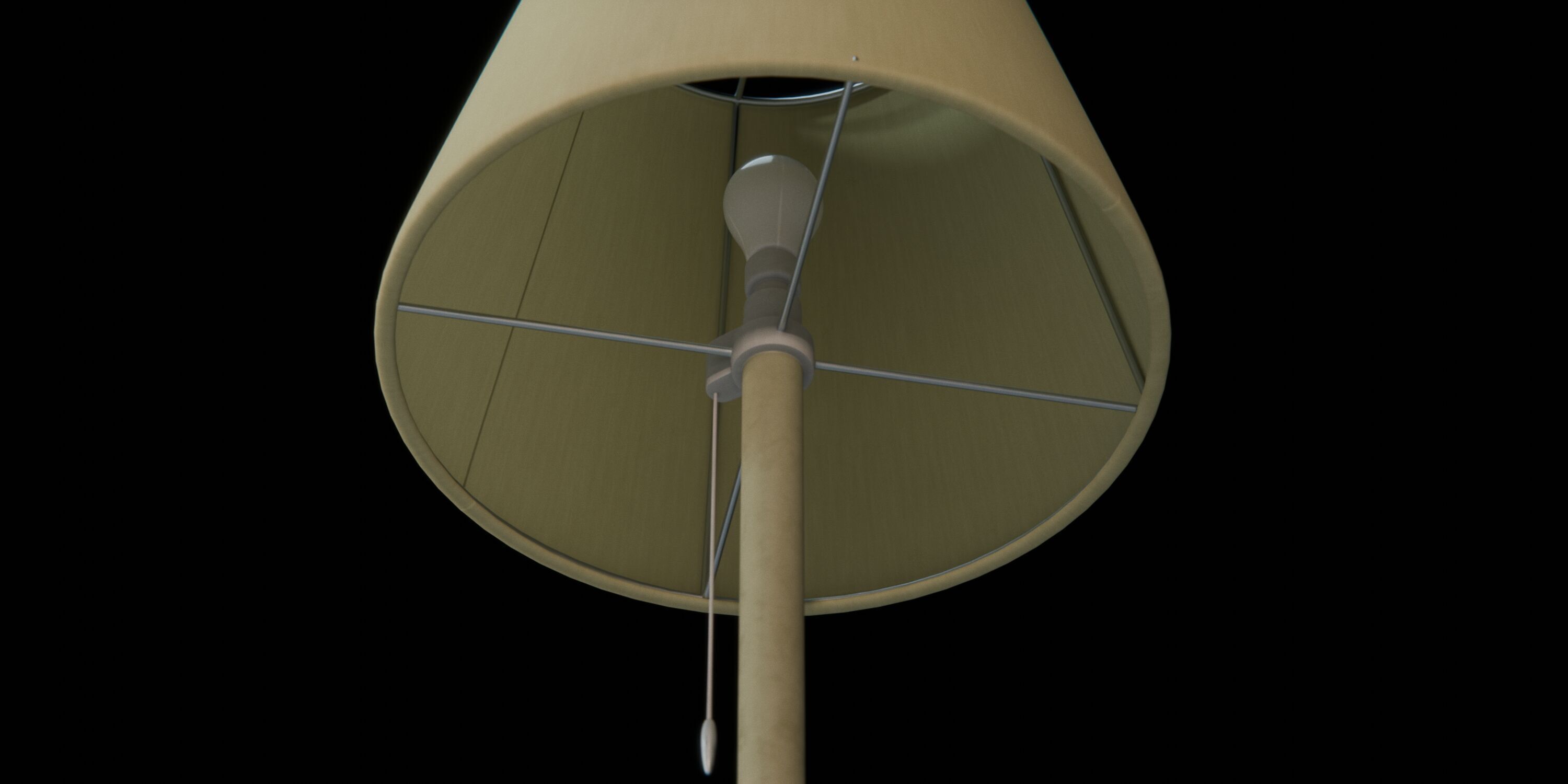 Lamp standing 01 3D model_7