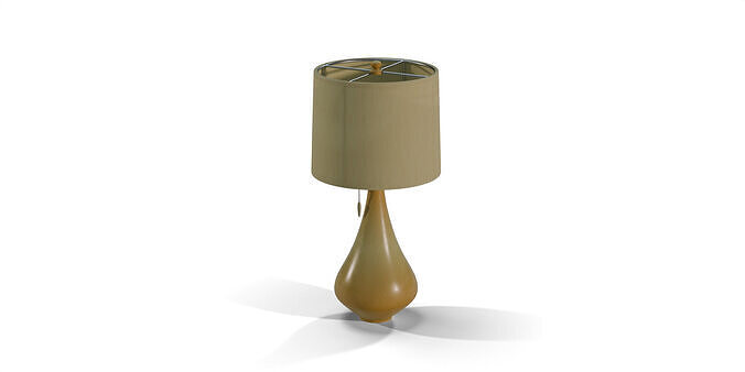 Lamp table 01 3D model