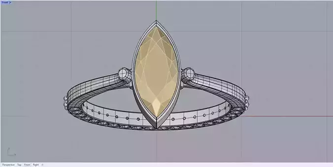 Marquise Solitaire Ring