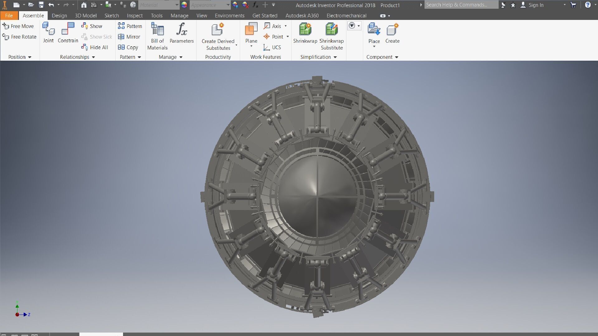 Turbojet Engine 3d model 3D model_6