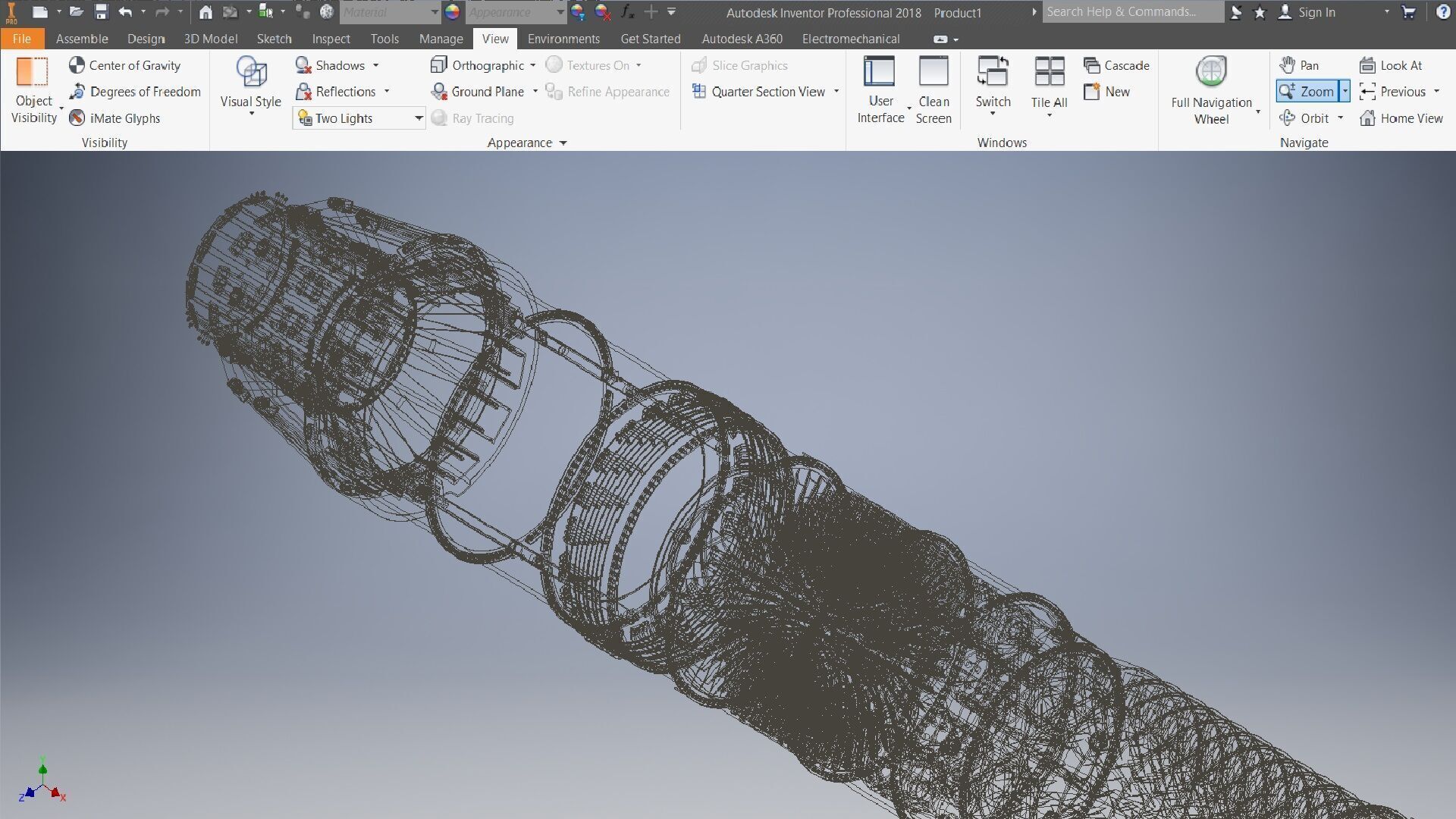Turbojet Engine 3d model 3D model_9