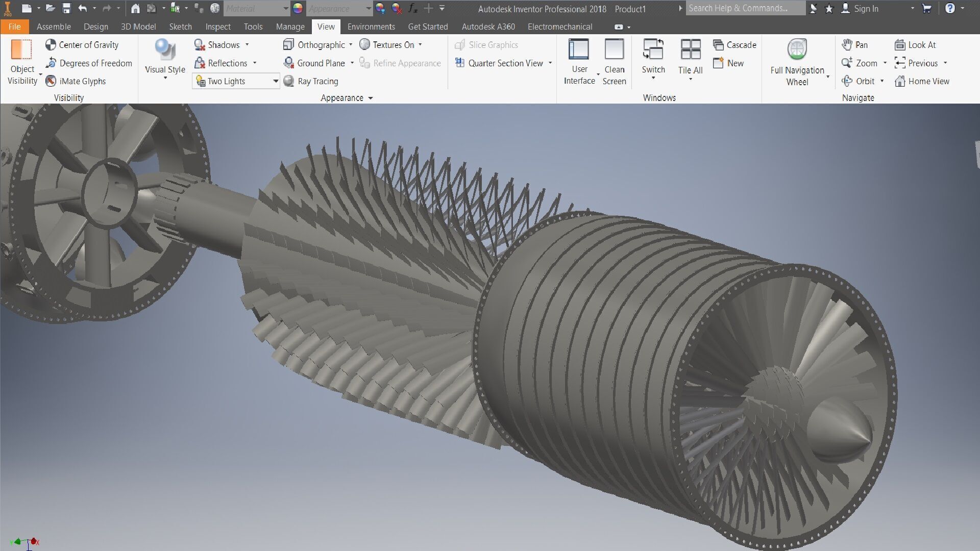 Turbojet Engine 3d model 3D model_10