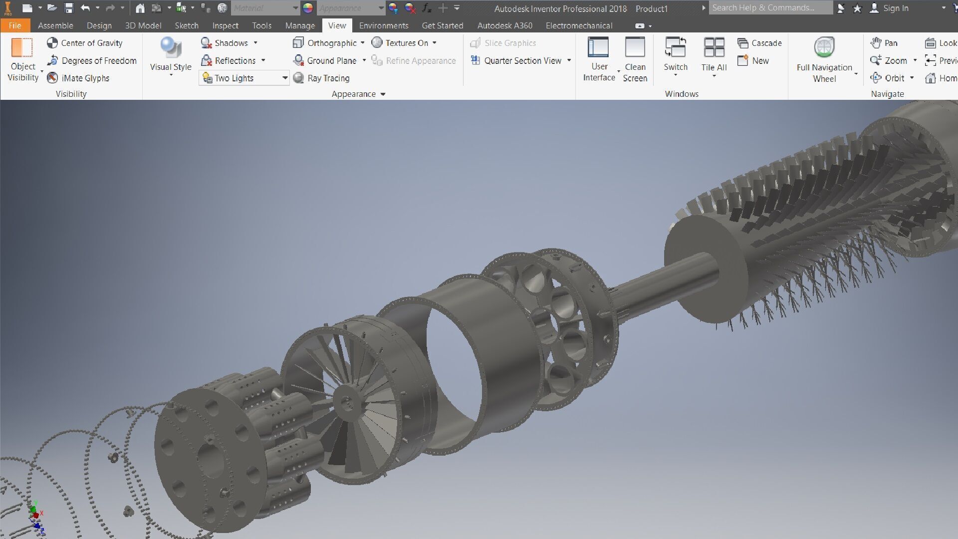 Turbojet Engine 3d model 3D model_11