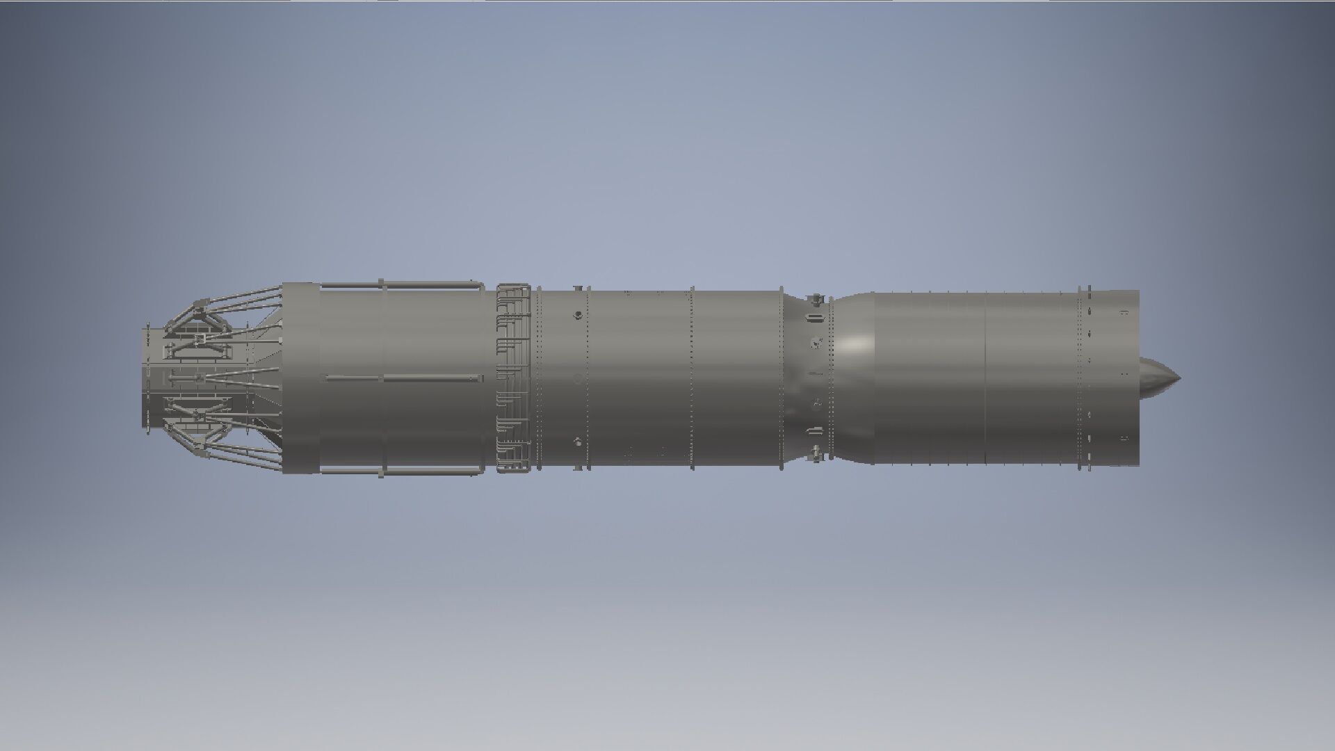 Turbojet Engine 3d model 3D model_2