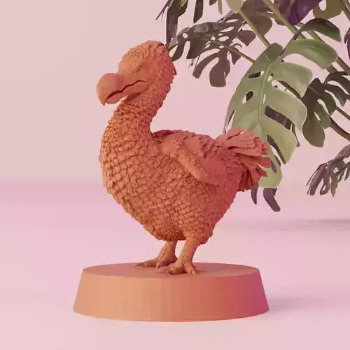3D Printable Dodo Miniature
