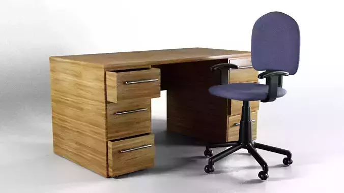 Office desk and Chair