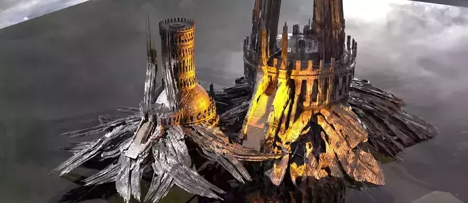 Sundering Seas Tower kitbash