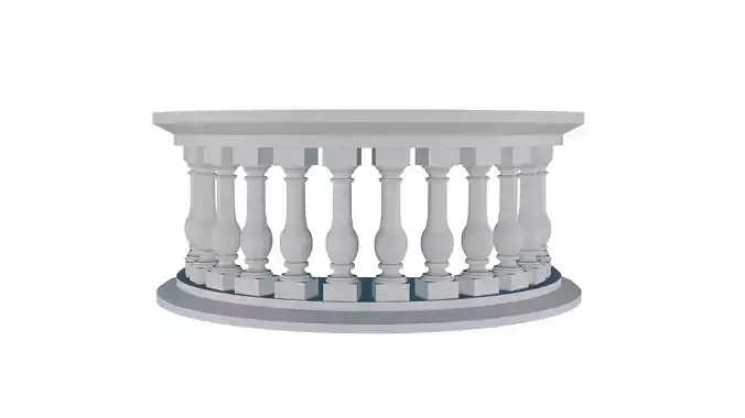 Stone Balustrade 3D print model