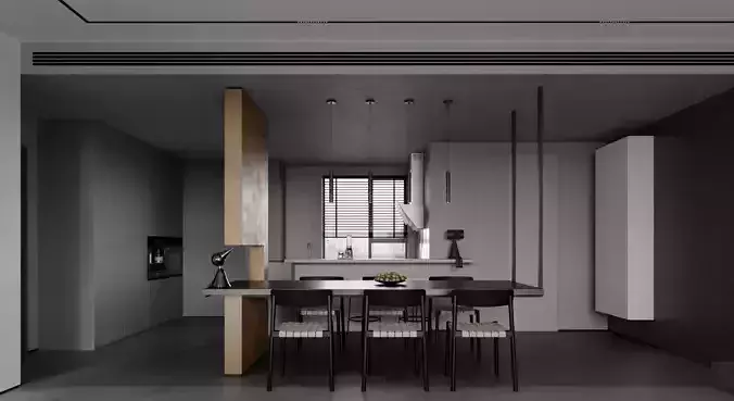 Apartment interior scenes        