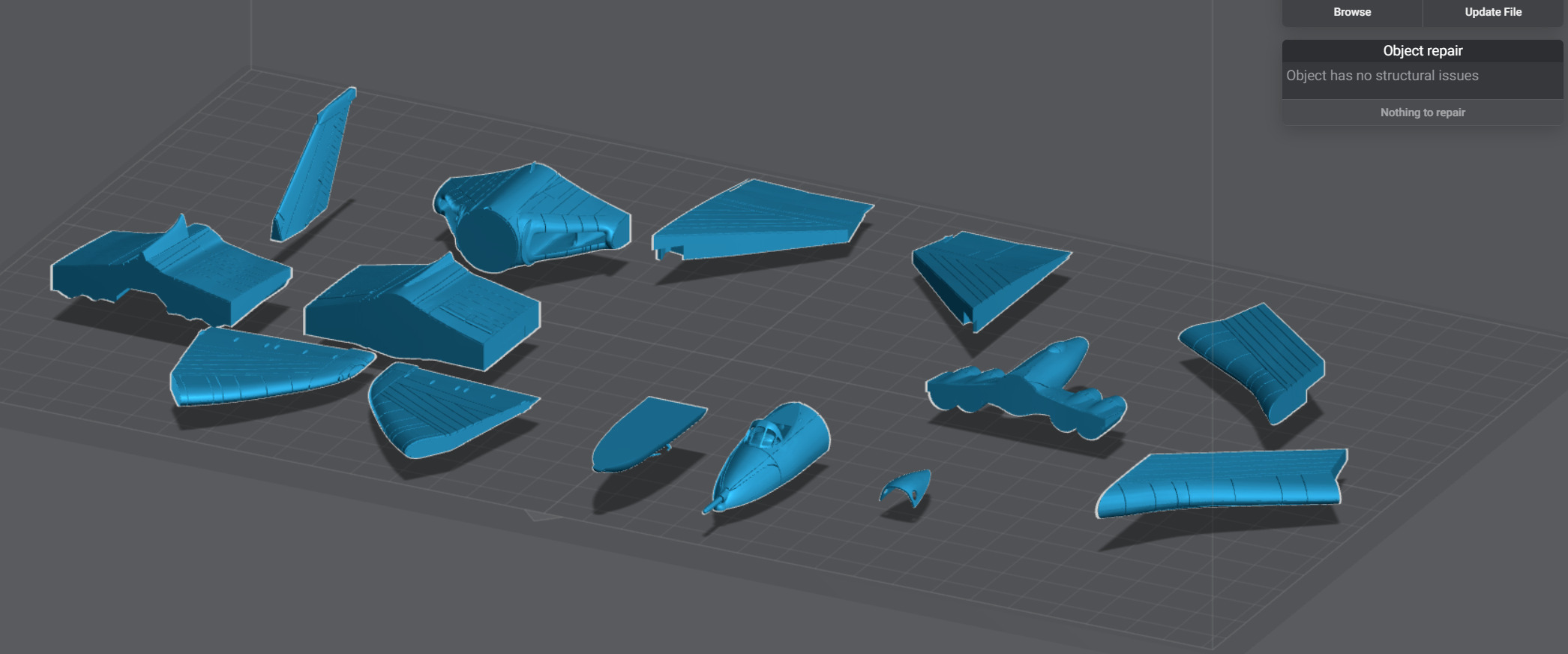 Avro Vulcan B2 scale model 3D print model_7