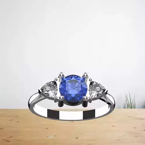 blue sapphire ring 