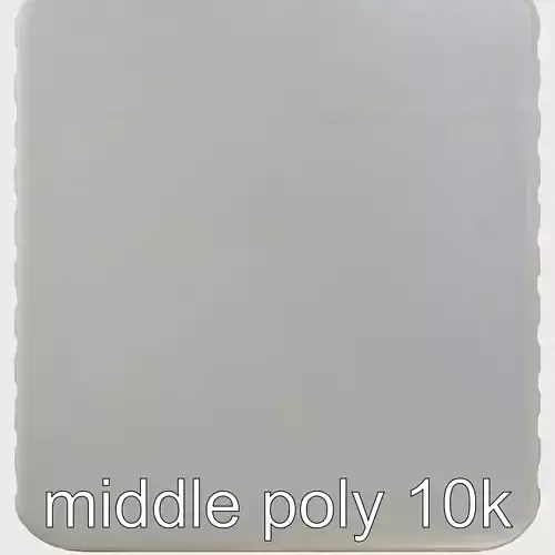 Aluminum Block with Engraved Panel Lines