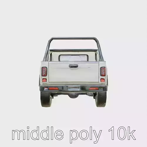 OffRoad Cargo Rack Vehicle Accessory with Realistic Bolts