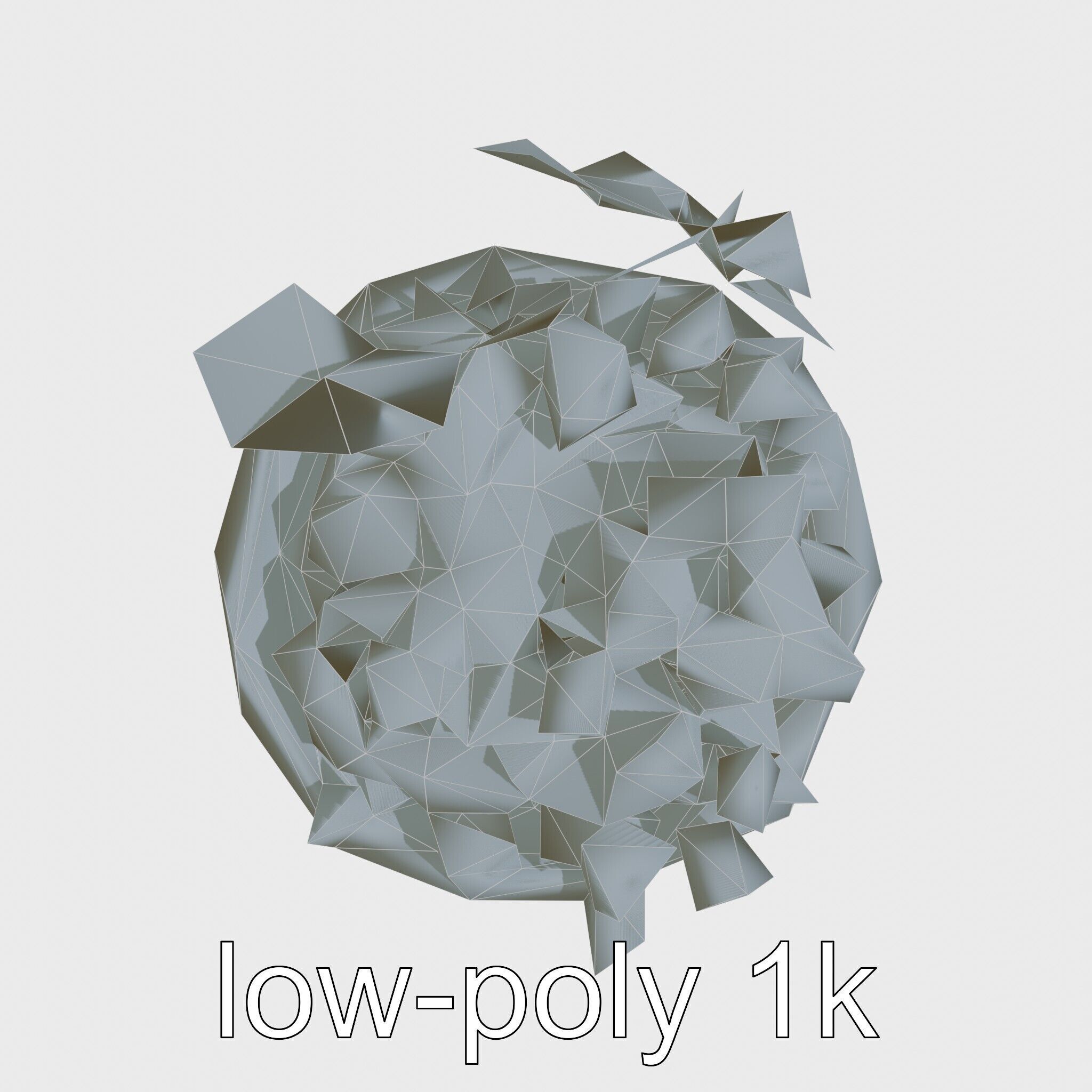 Green Sultana Grapes in Terracotta Bowl 3D Model Low-poly 3D model_10