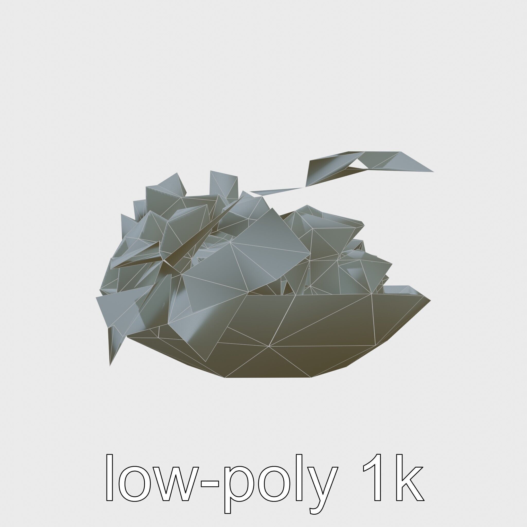 Green Sultana Grapes in Terracotta Bowl 3D Model Low-poly 3D model_19