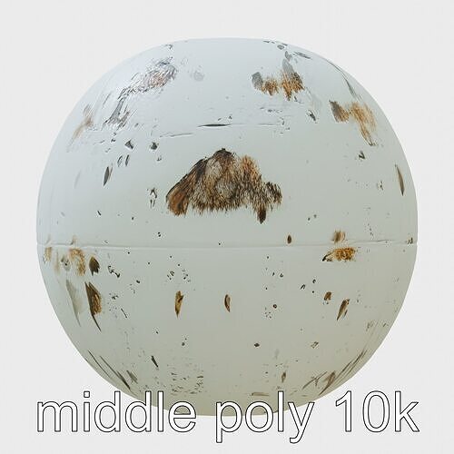 Ecofriendly Pastel Textured Sphere Low-poly 3D model