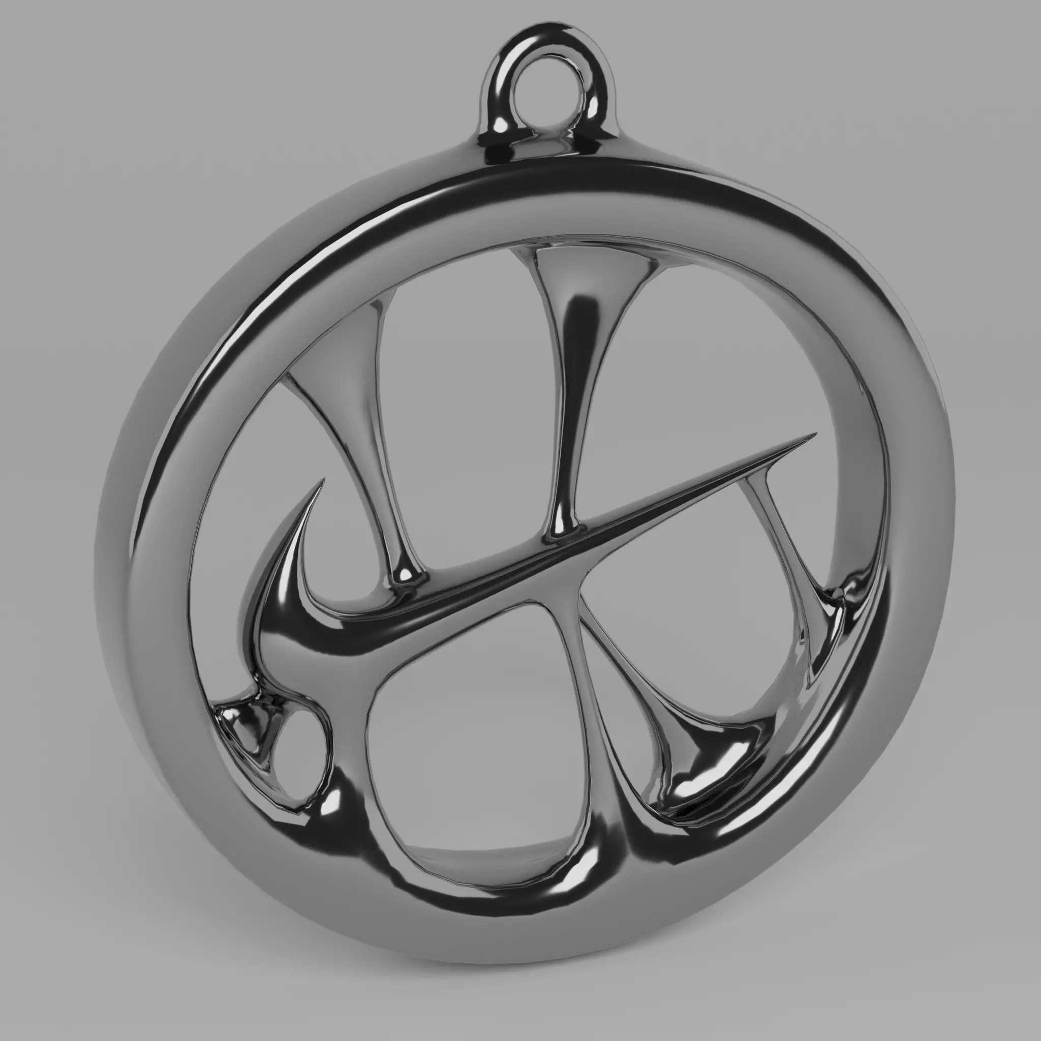 Nike logo key fob 3d print model 3D print model