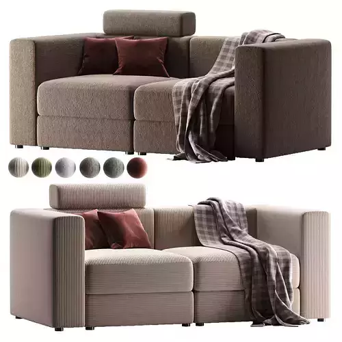 JATTEBO Modular loveseat