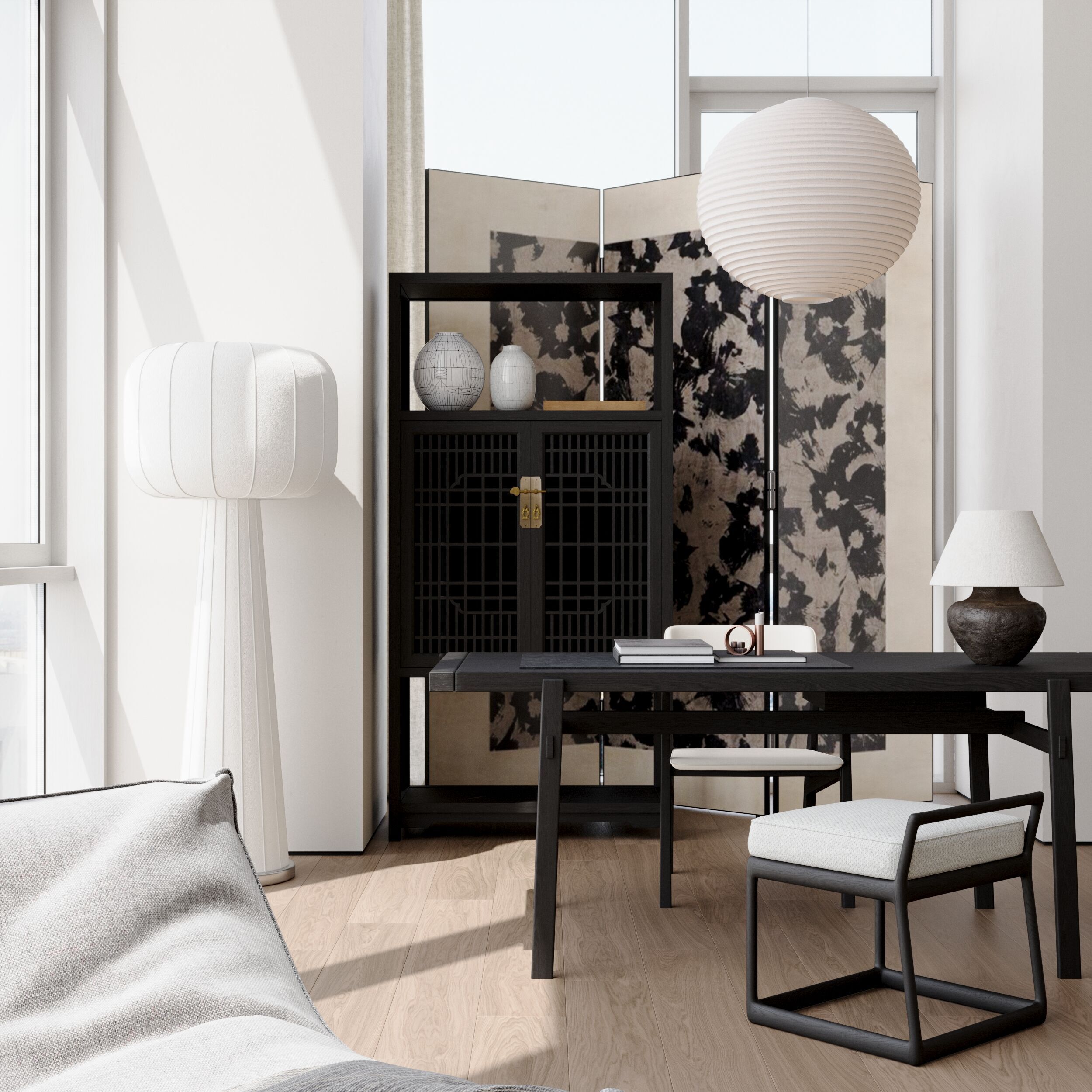 Apartment interior scenes  3D model_4