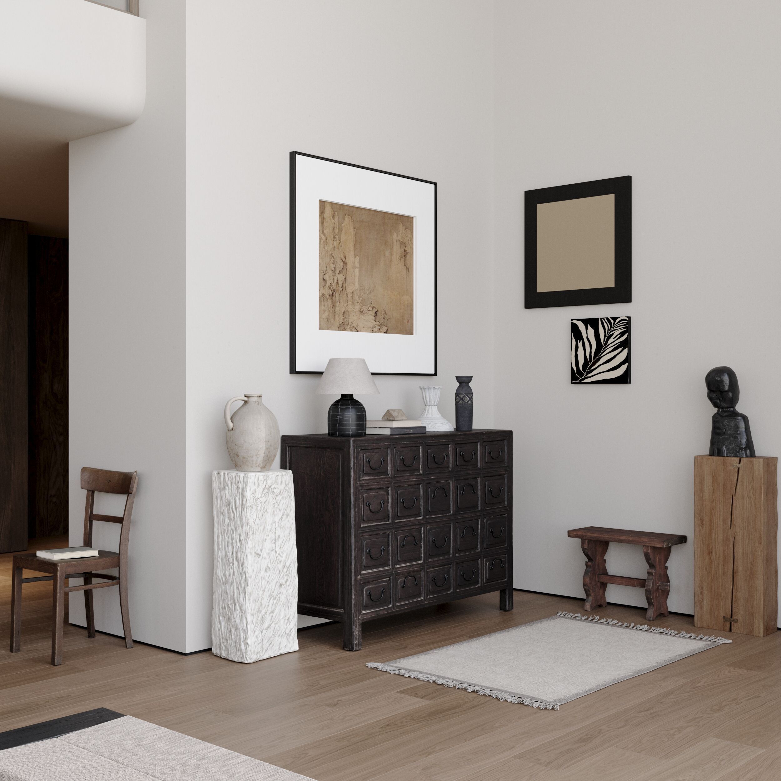 Apartment interior scenes  3D model_5