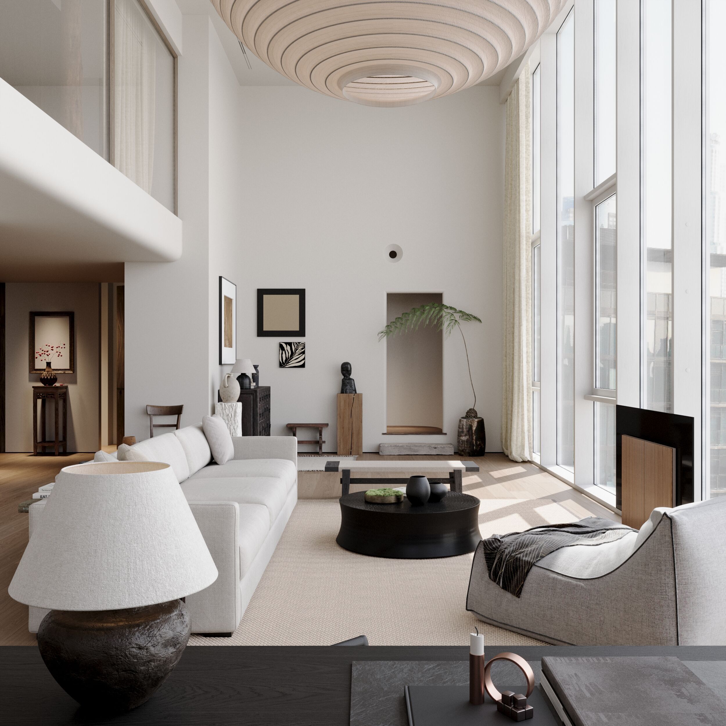 Apartment interior scenes  3D model_1