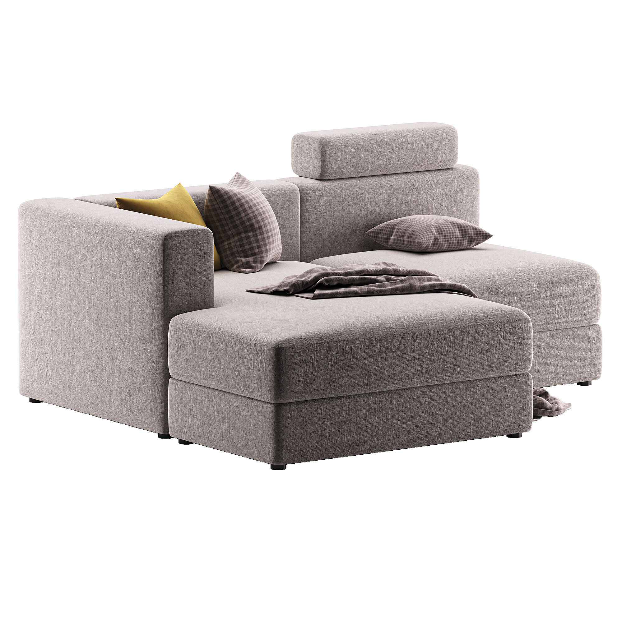 JATTEBO left mod sofa 3D model_1