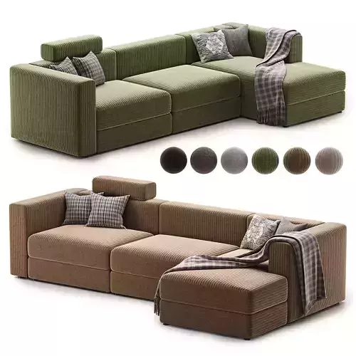 JATTEBO mod sofa w chaise