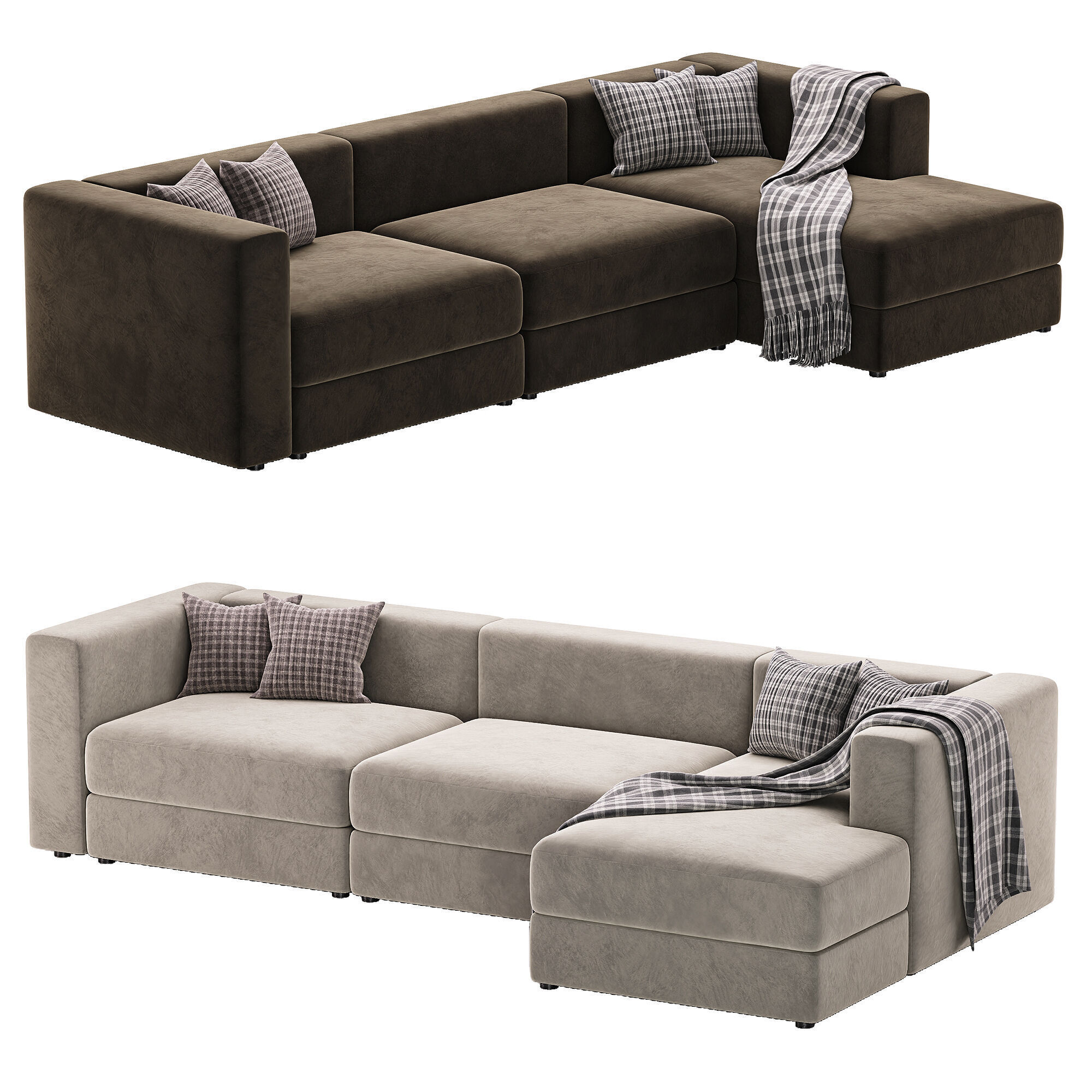 JATTEBO mod right sofa 3D model_3