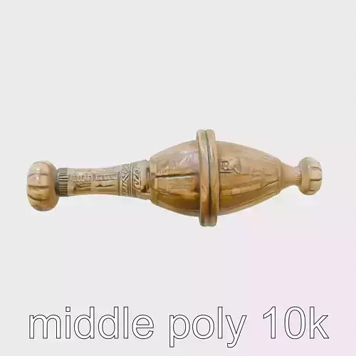 Antique Maritime Spinning Top Artifact Replica Low-poly 3D model