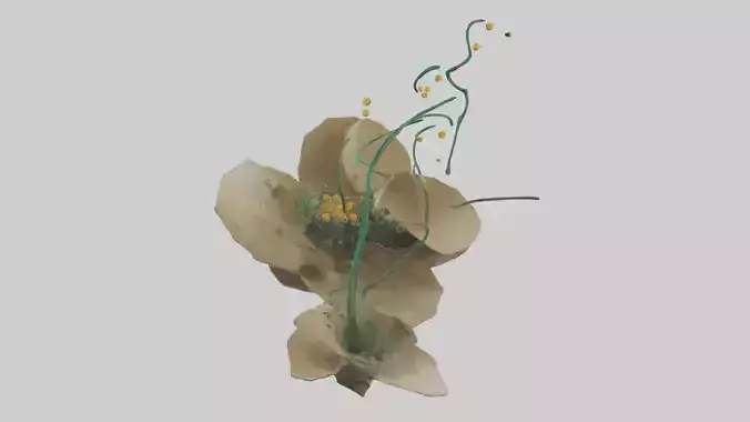 EverGrowing Flower Sculpture model