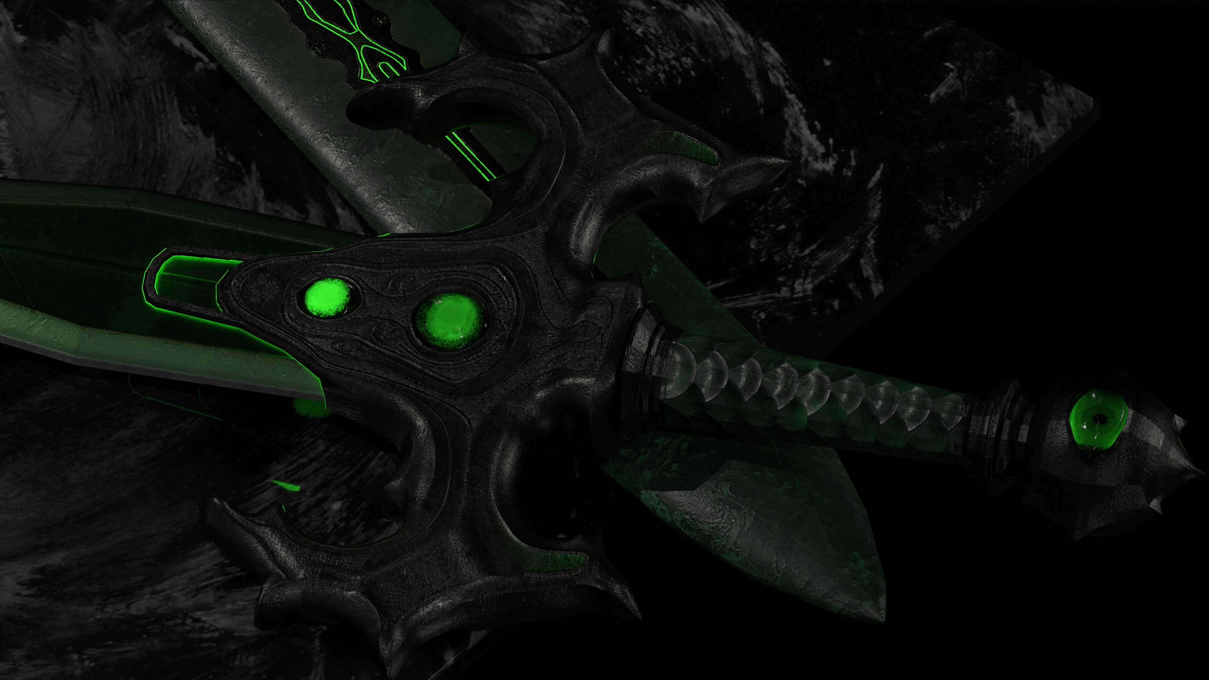 Envy Sword Low-poly 3D model_11