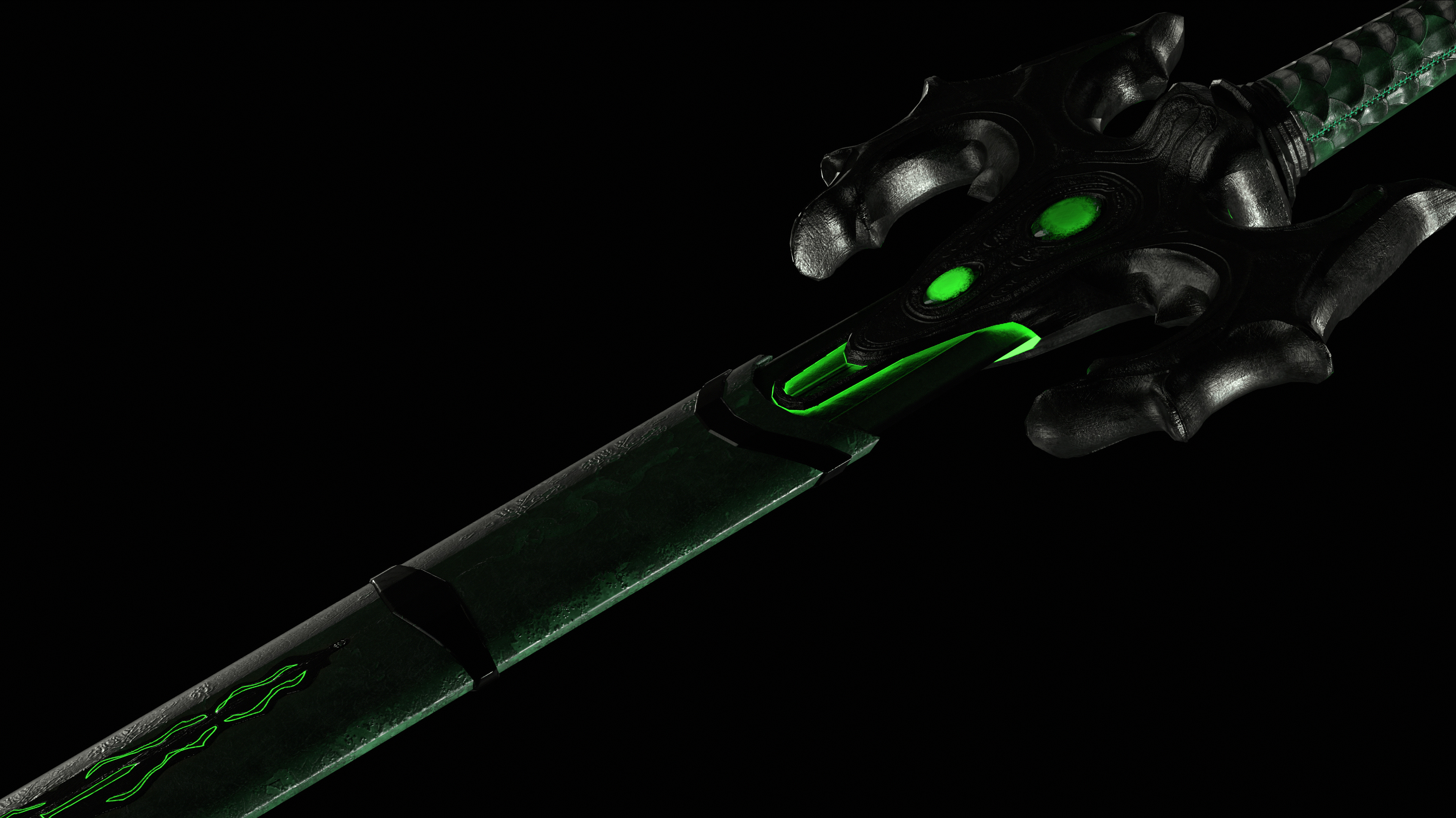 Envy Sword Low-poly 3D model_21
