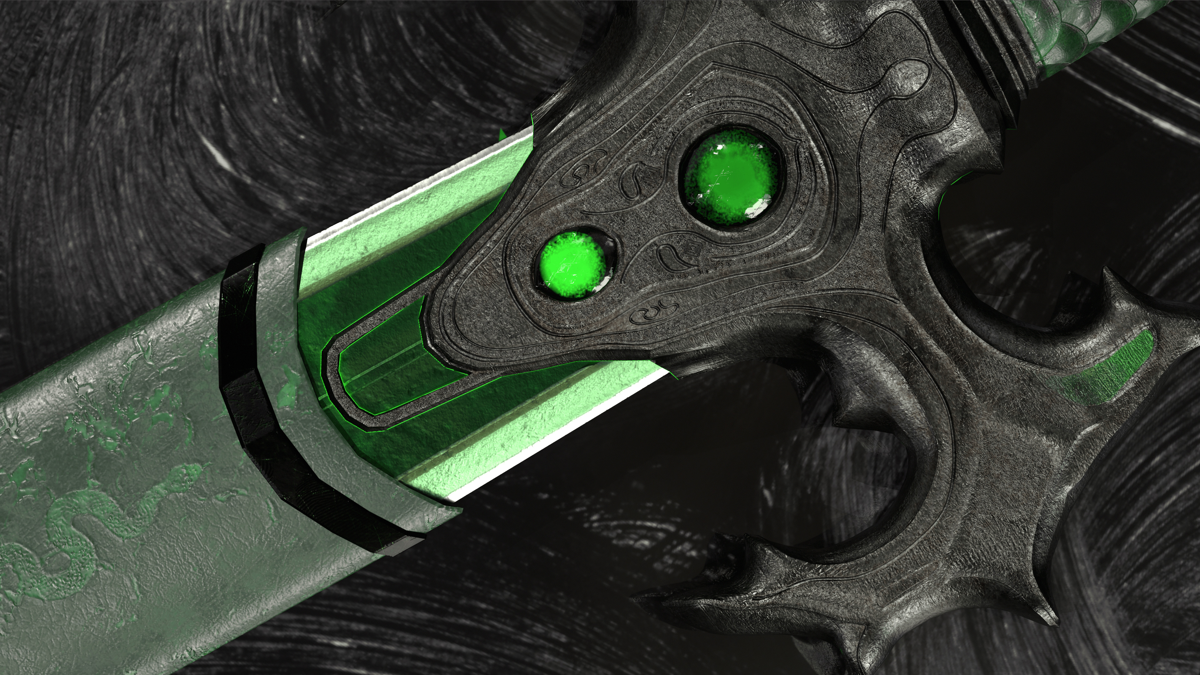 Envy Sword Low-poly 3D model_18