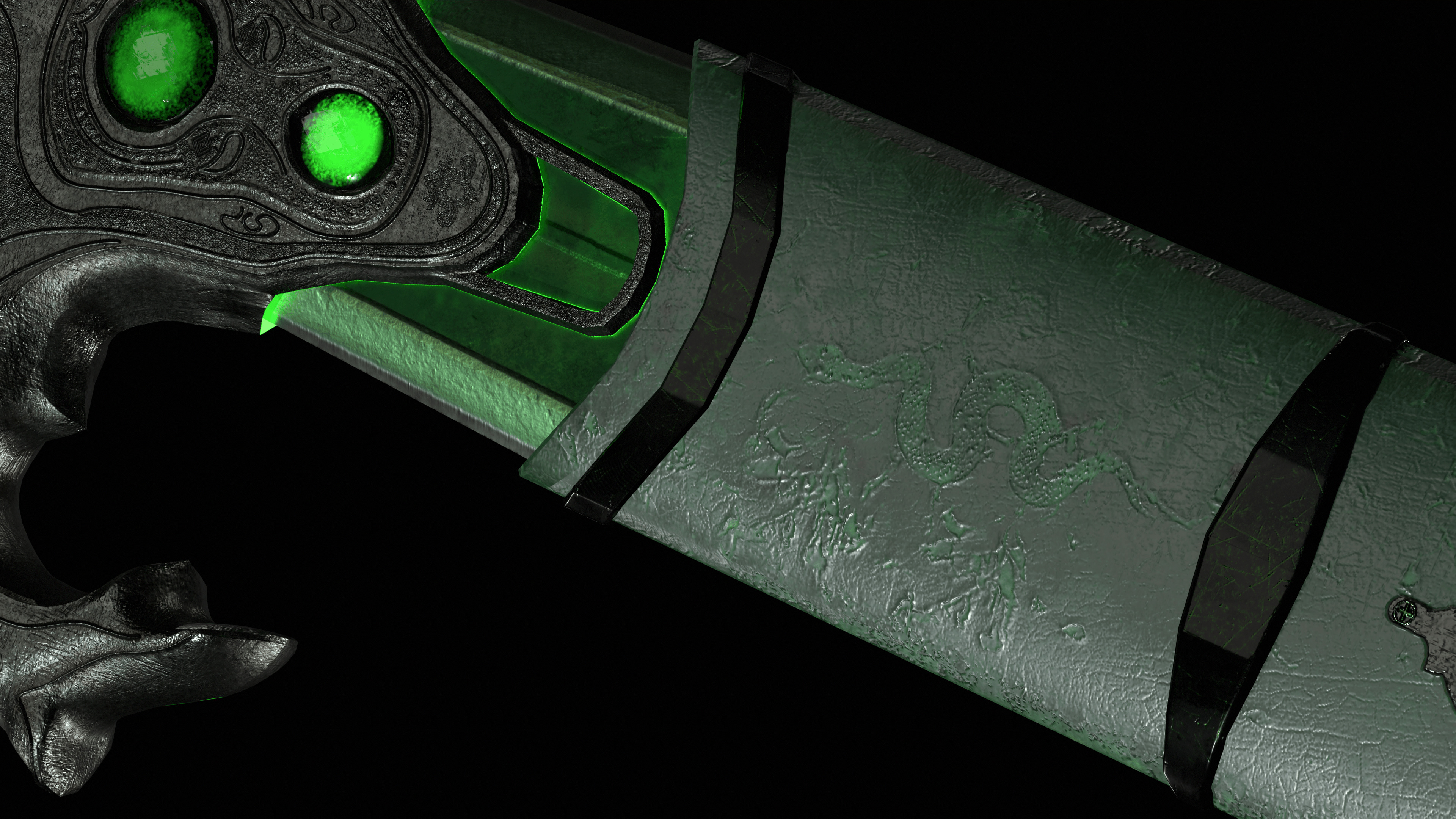 Envy Sword Low-poly 3D model_22