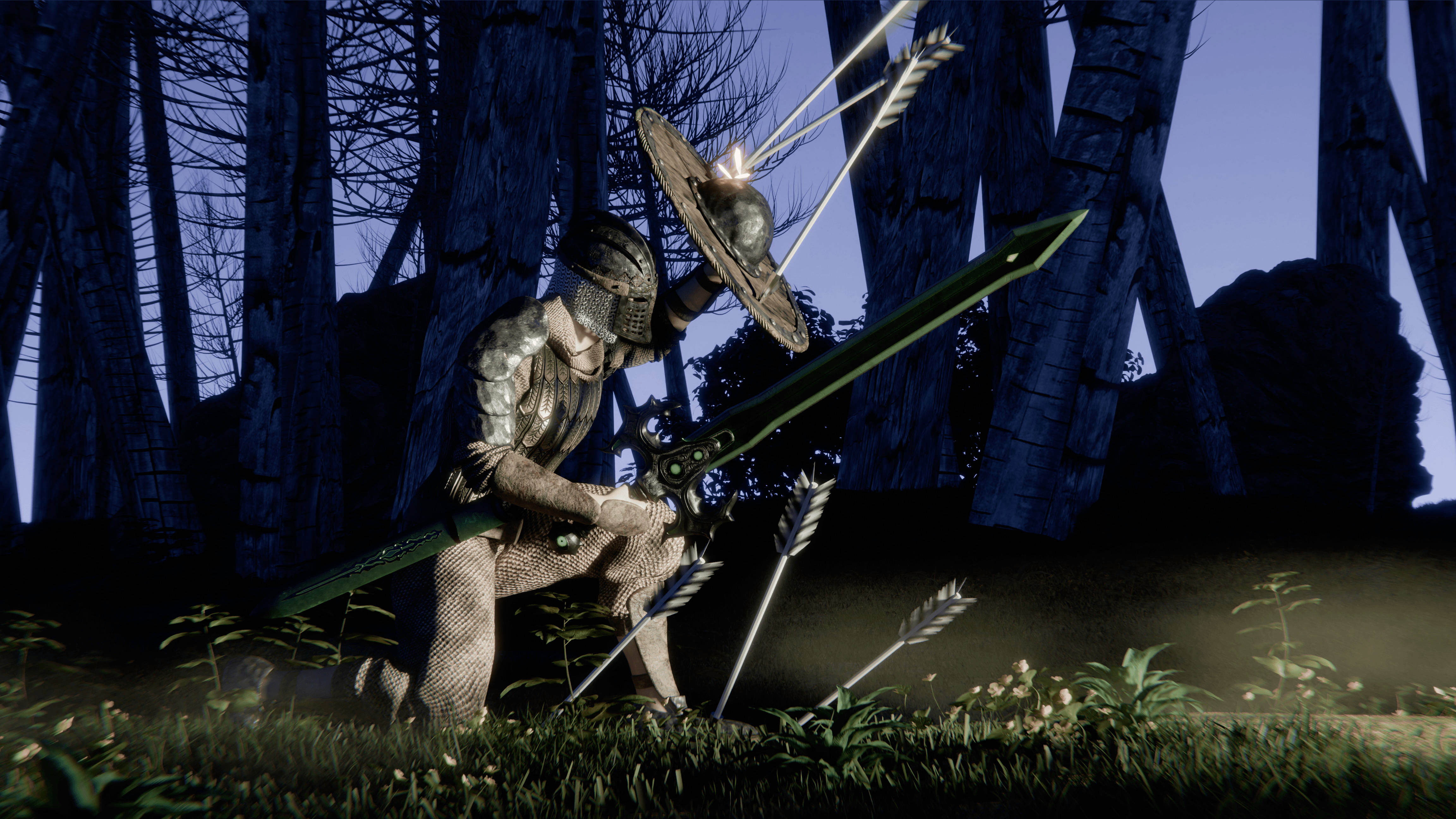 Envy Sword Low-poly 3D model_3