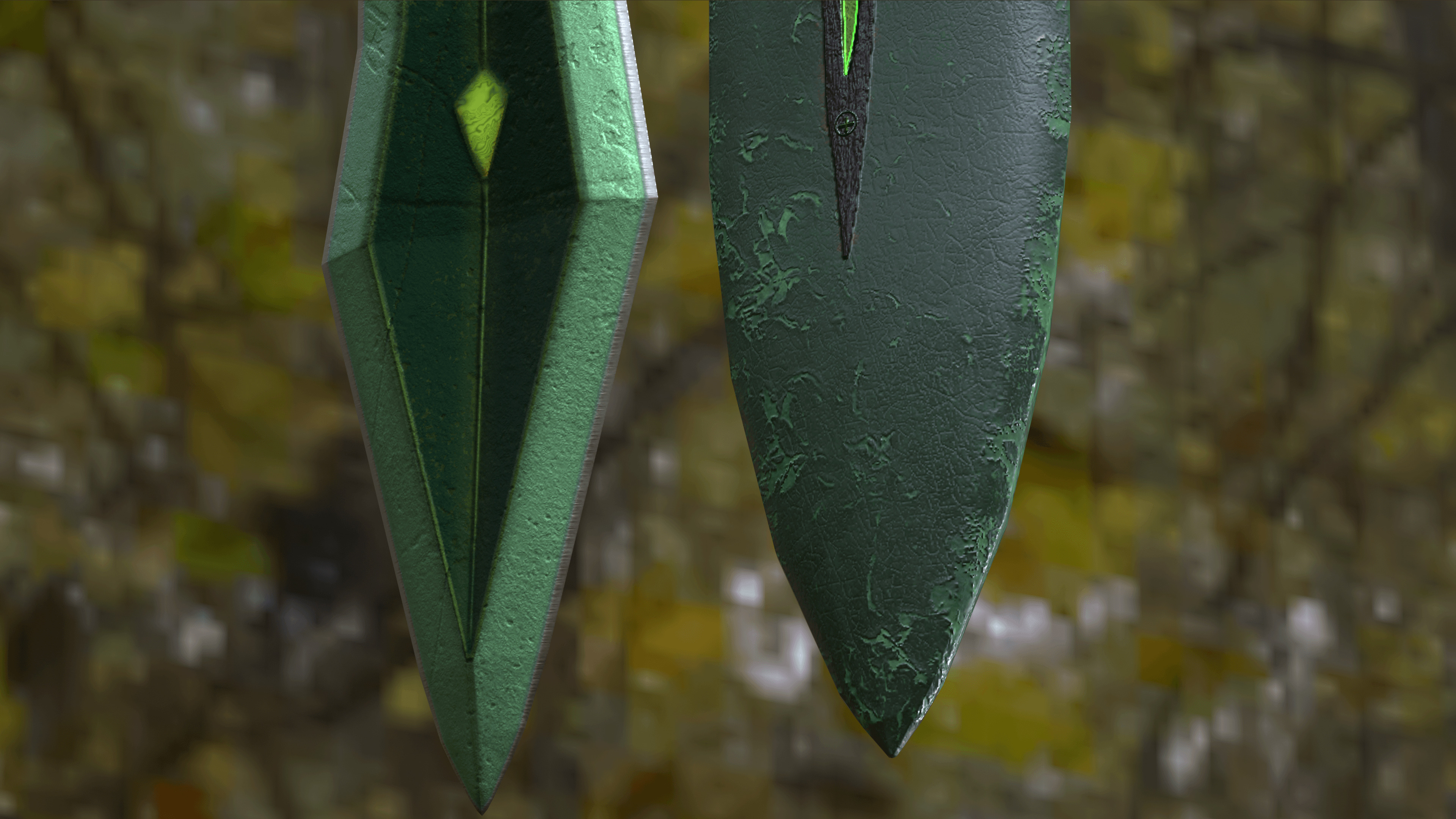 Envy Sword Low-poly 3D model_9