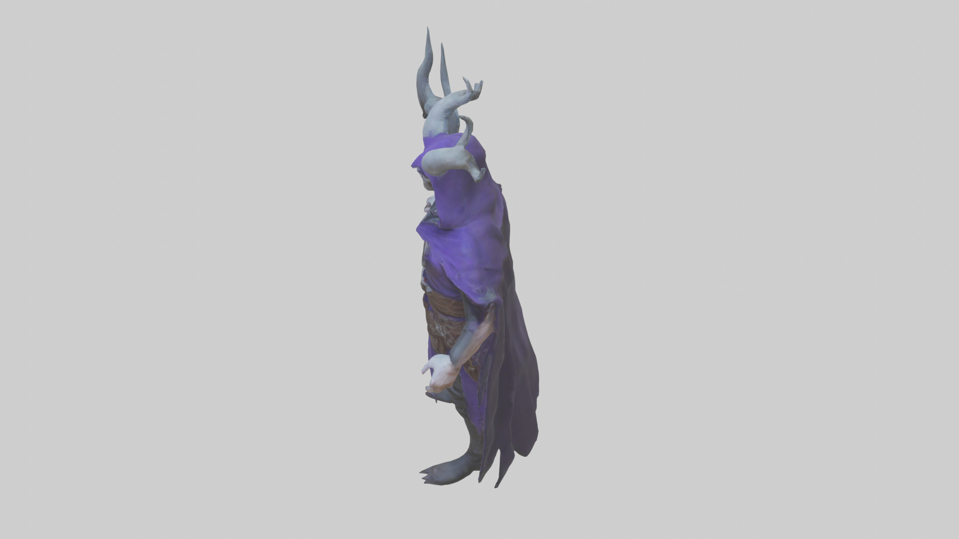 Evil mage model 3D model_17