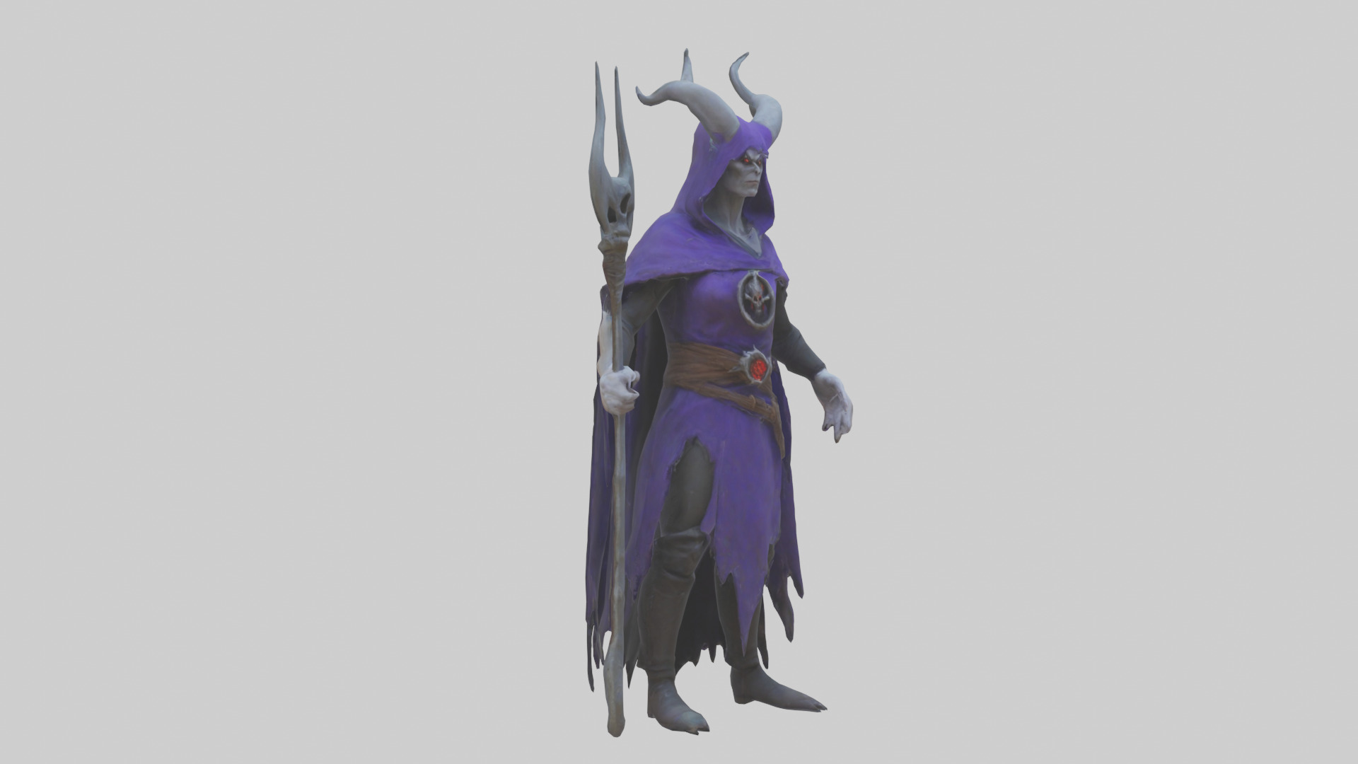 Evil mage model 3D model_7