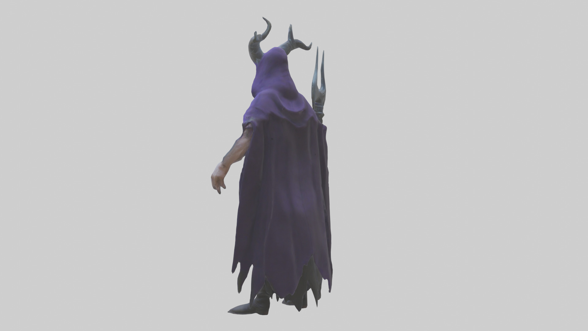 Evil mage model 3D model_1