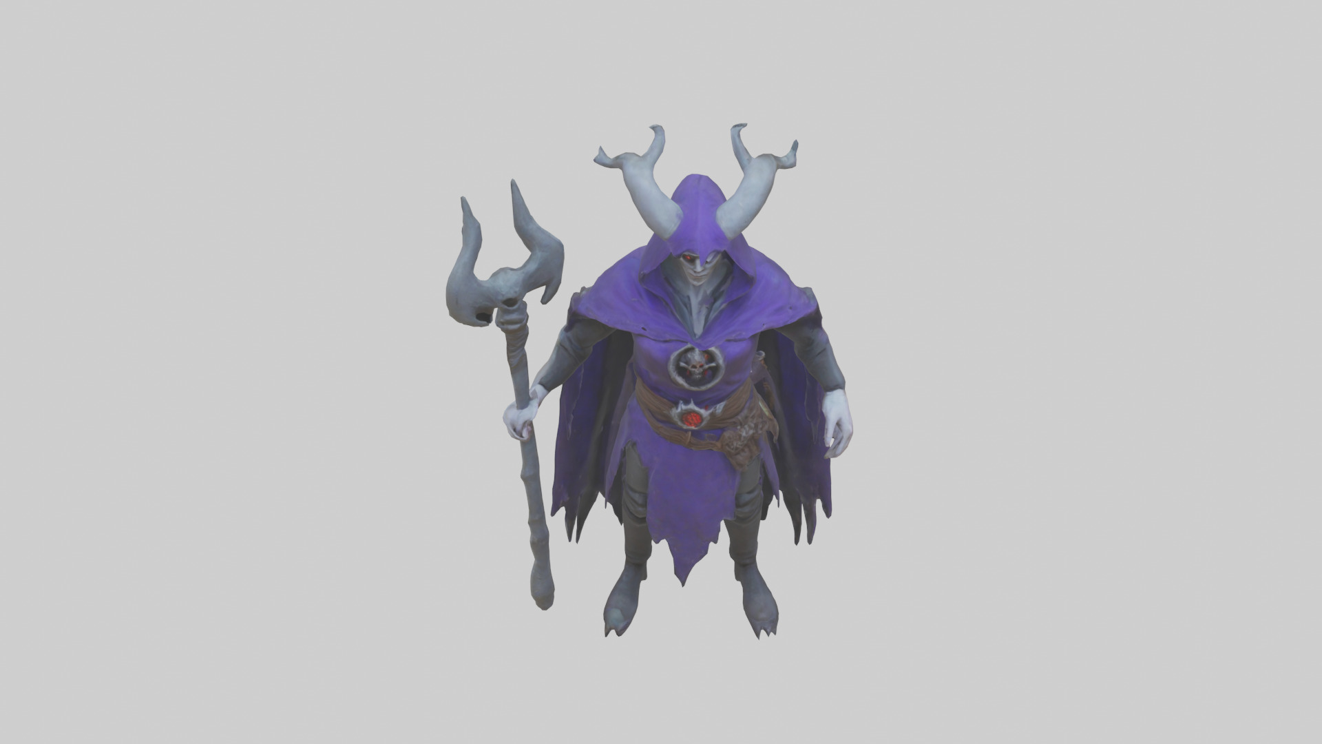 Evil mage model 3D model_16