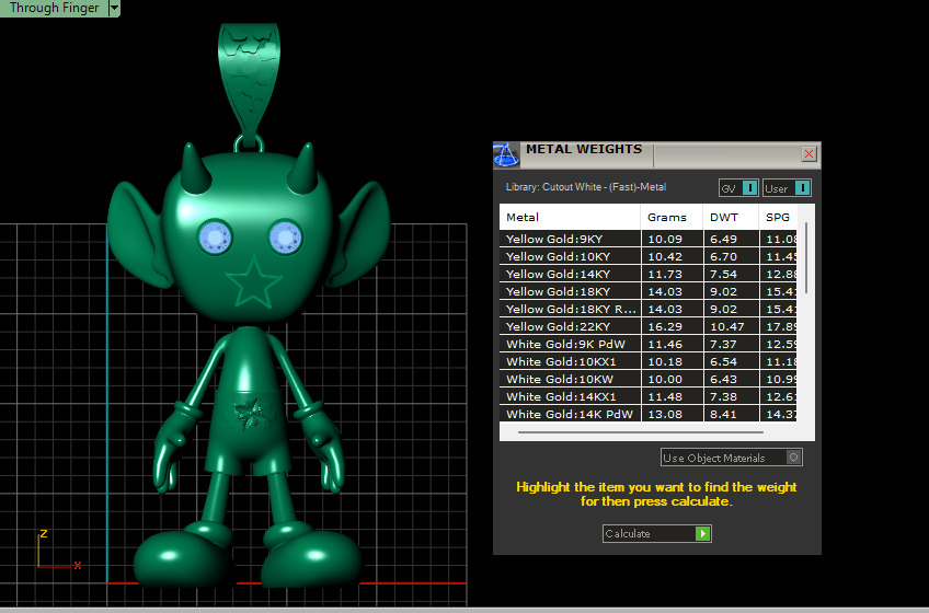 ROBOT CARTOON PENDANT 3D PRINTABLE NMODEL  3D print model_2